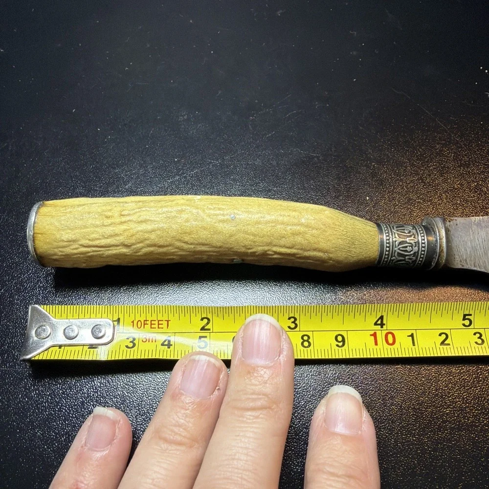 Antique Joseph Rodgers & Sons‎ Sheffield butcher Knife Majesty 19th C English